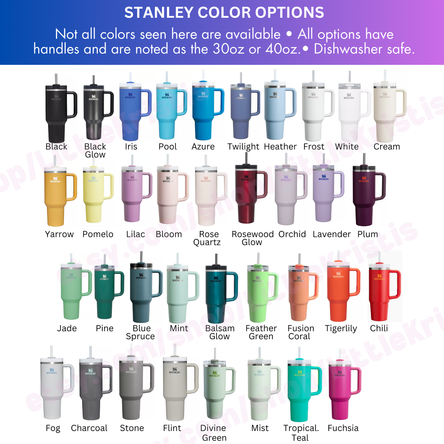 a picture of a variety of colored coffee mugs