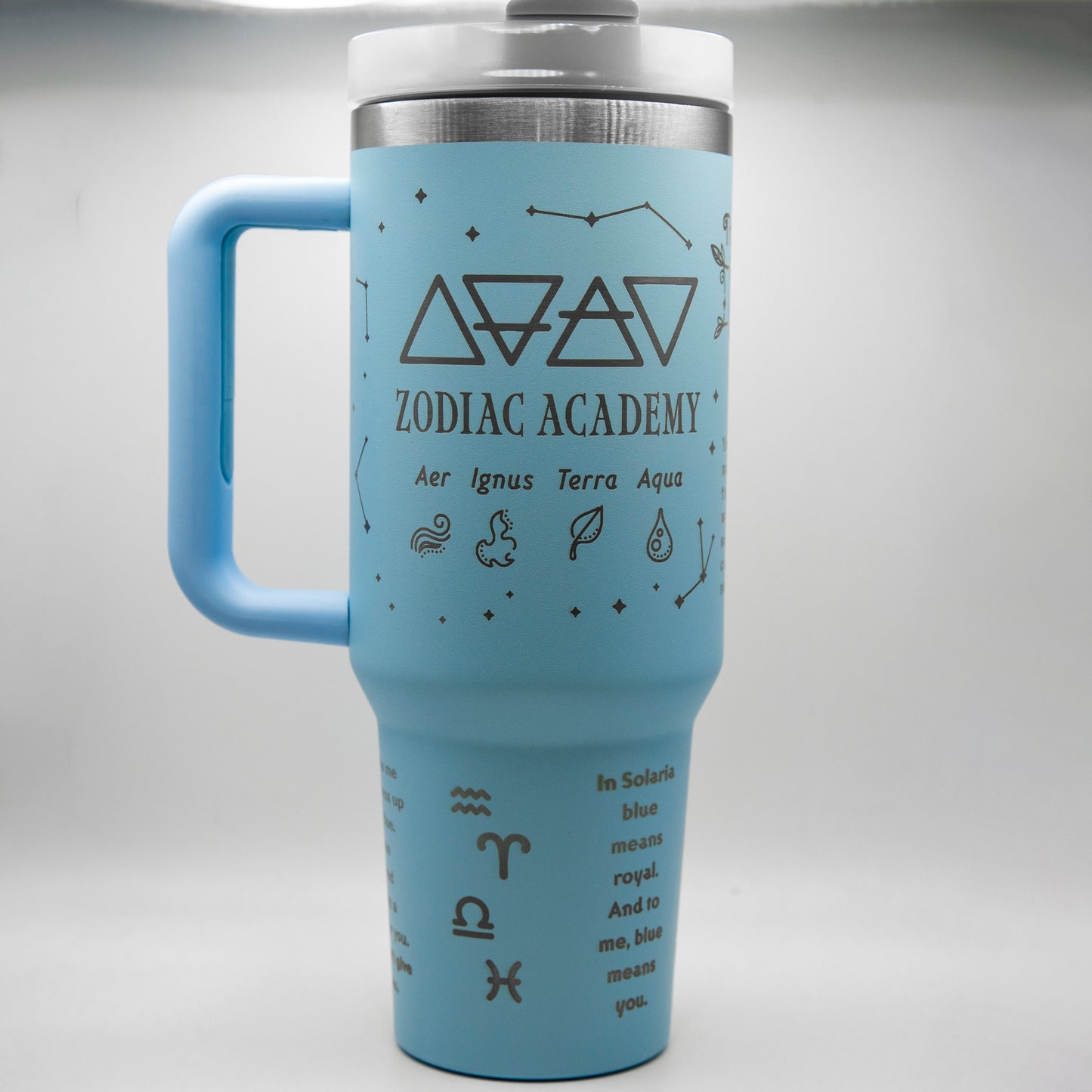 Zodiac Academy Inspired Tumbler Design