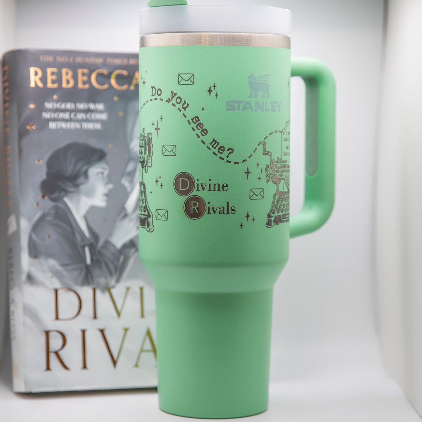 Divine Rivals l Rebecca Ross l Laser-Engraved Tumbler