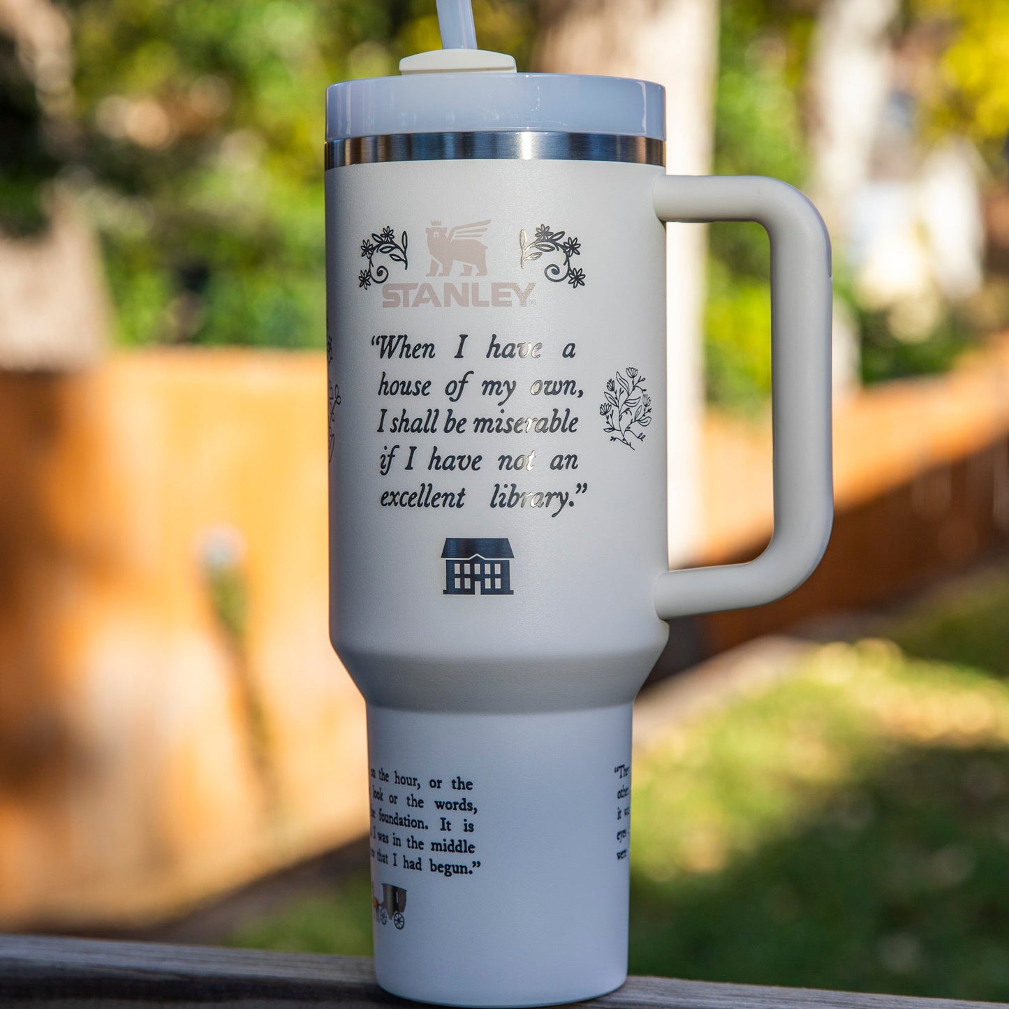 Pride & Prejudice Laser-Engraved Tumbler