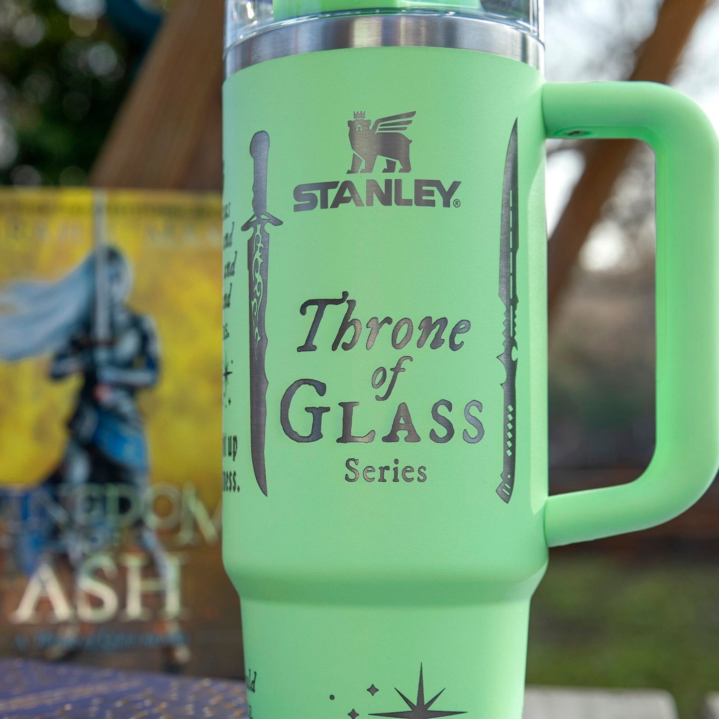 Throne of Glass Series Laser-Engraved Stanley Tumbler