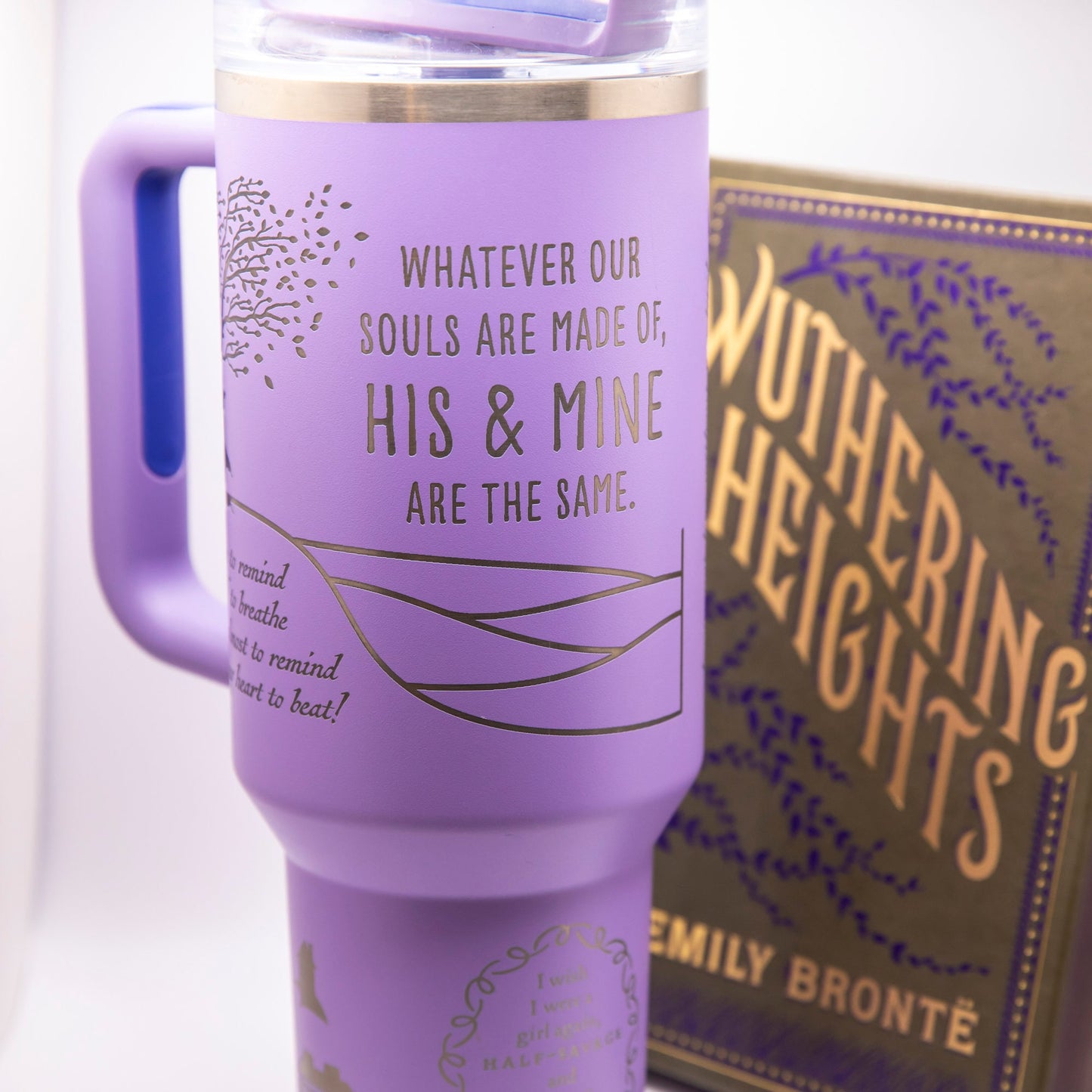 Wuthering Heights Laser-Engraved Stanley Tumbler