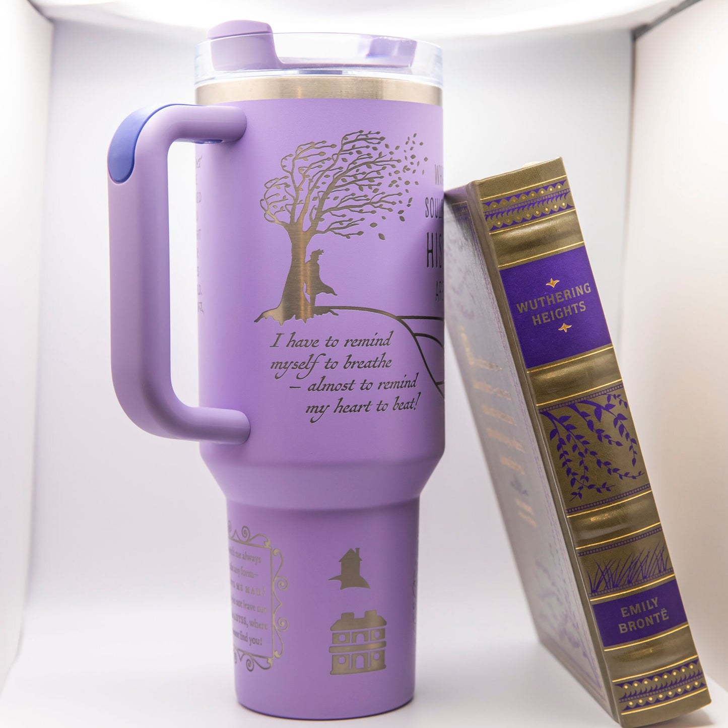 Wuthering Heights Laser-Engraved Stanley Tumbler