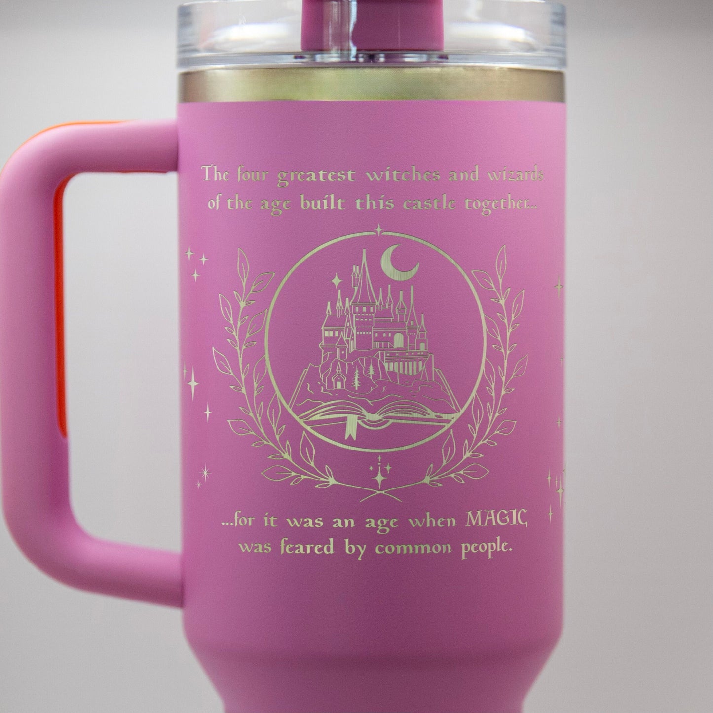 Wizarding Castle Laser-Engraved Tumbler