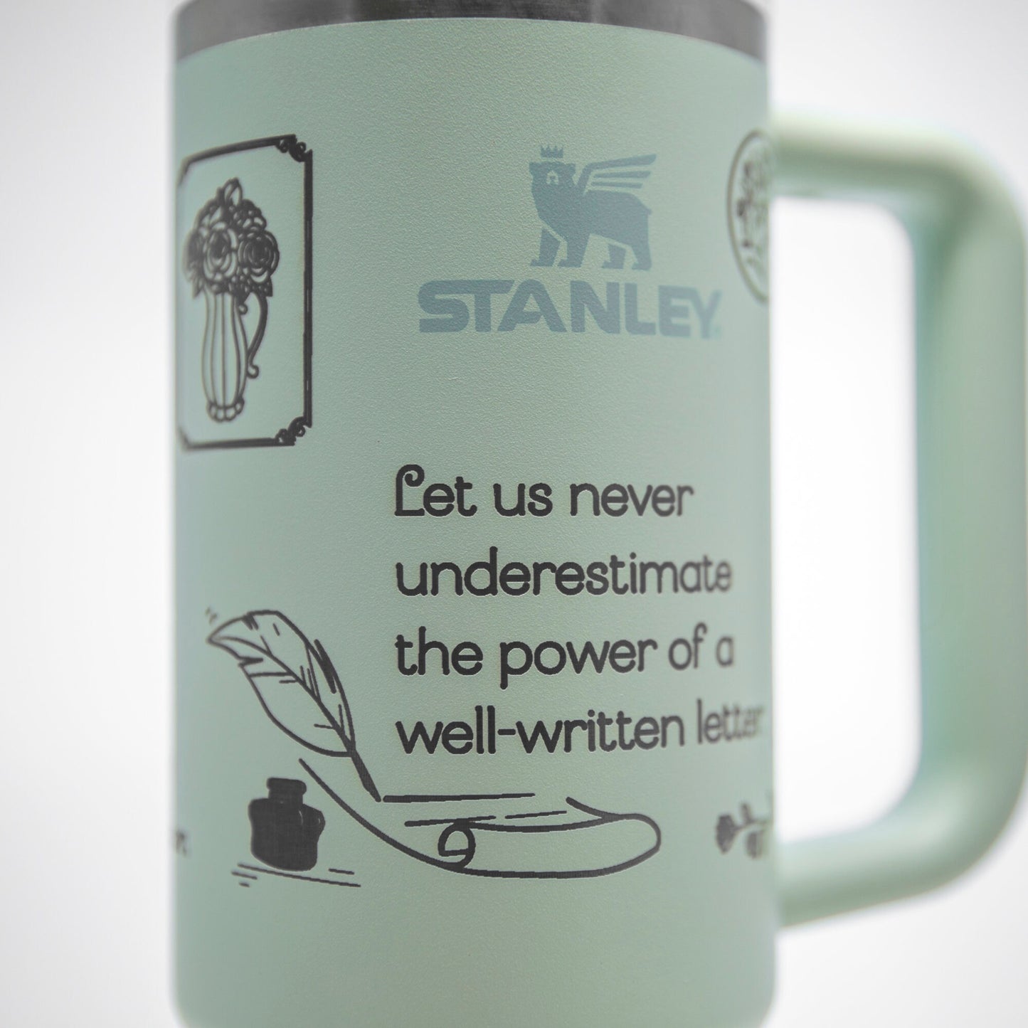 a coffee mug with a quote on it