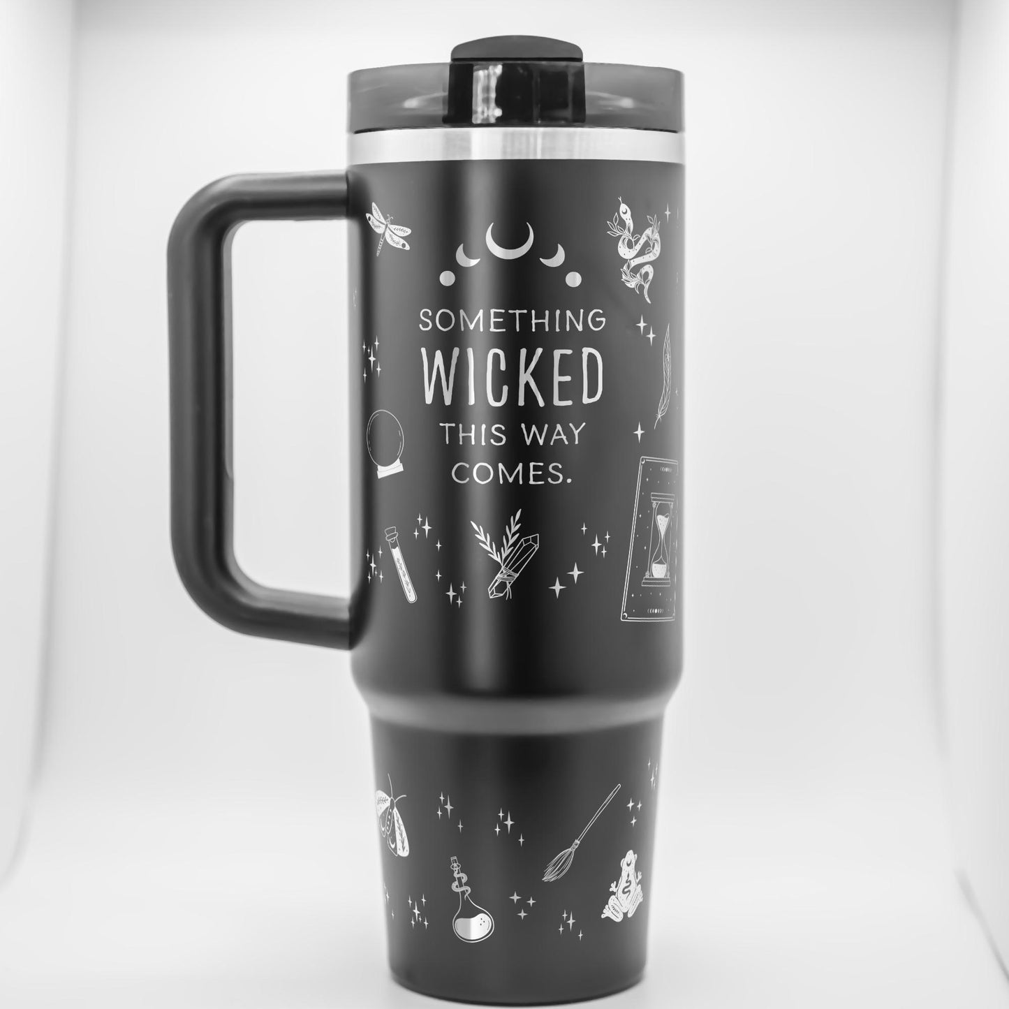 Something Wicked This Way Comes Halloween Tumbler with Macbeth Quote from Shakespeare