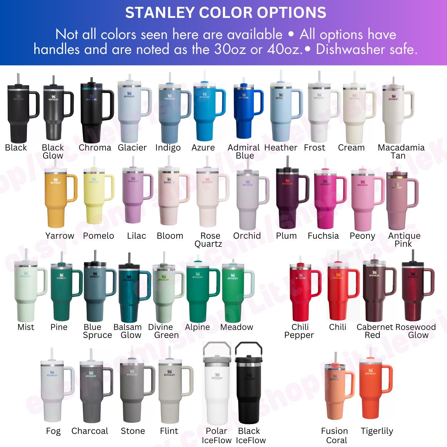 a picture of many different colored coffee mugs